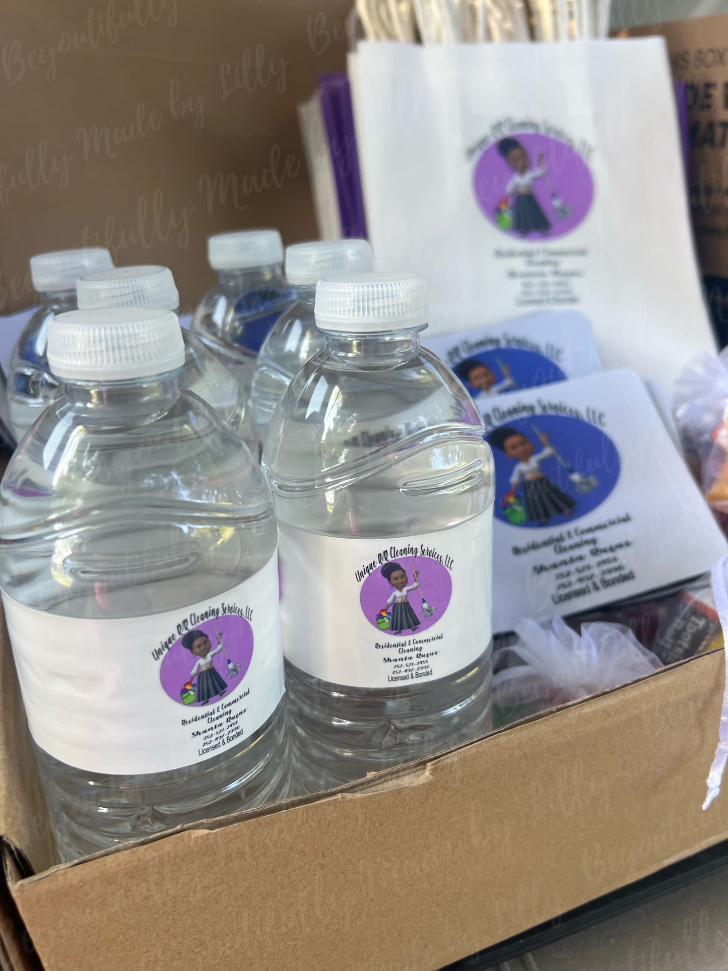 Custom and Promotional Water Bottle Labels