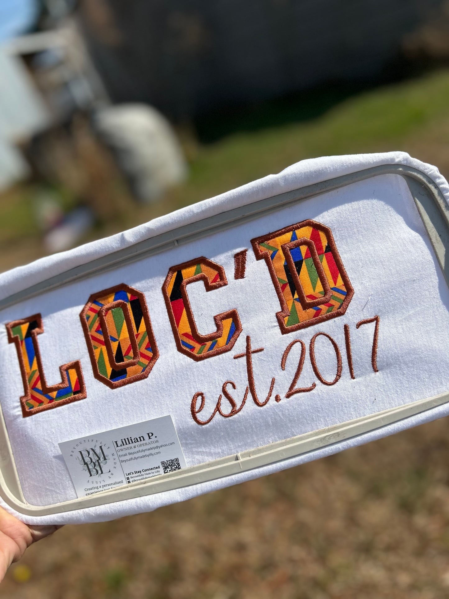 Loc’D Est. (embroidered)