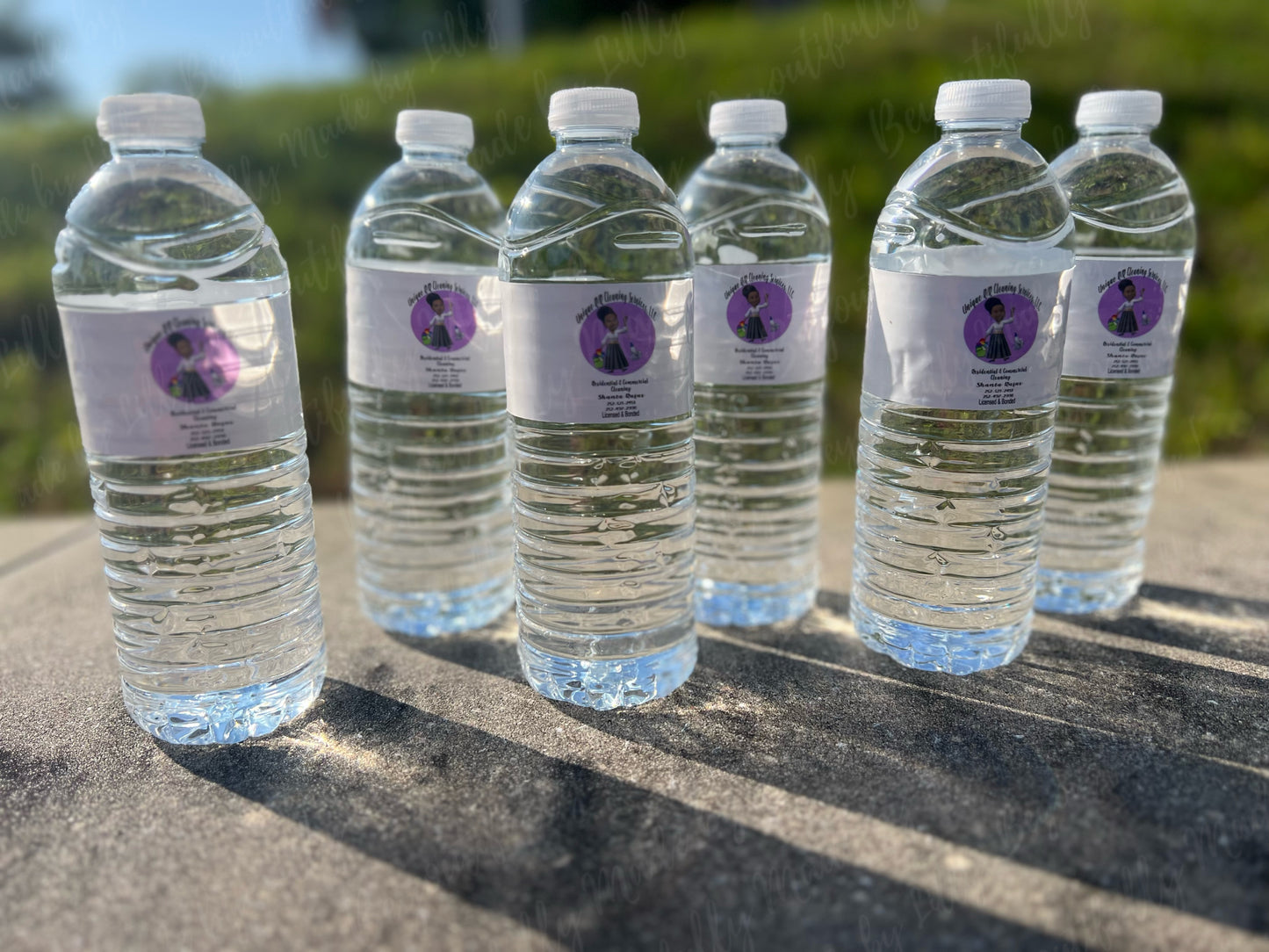 Custom and Promotional Water Bottle Labels