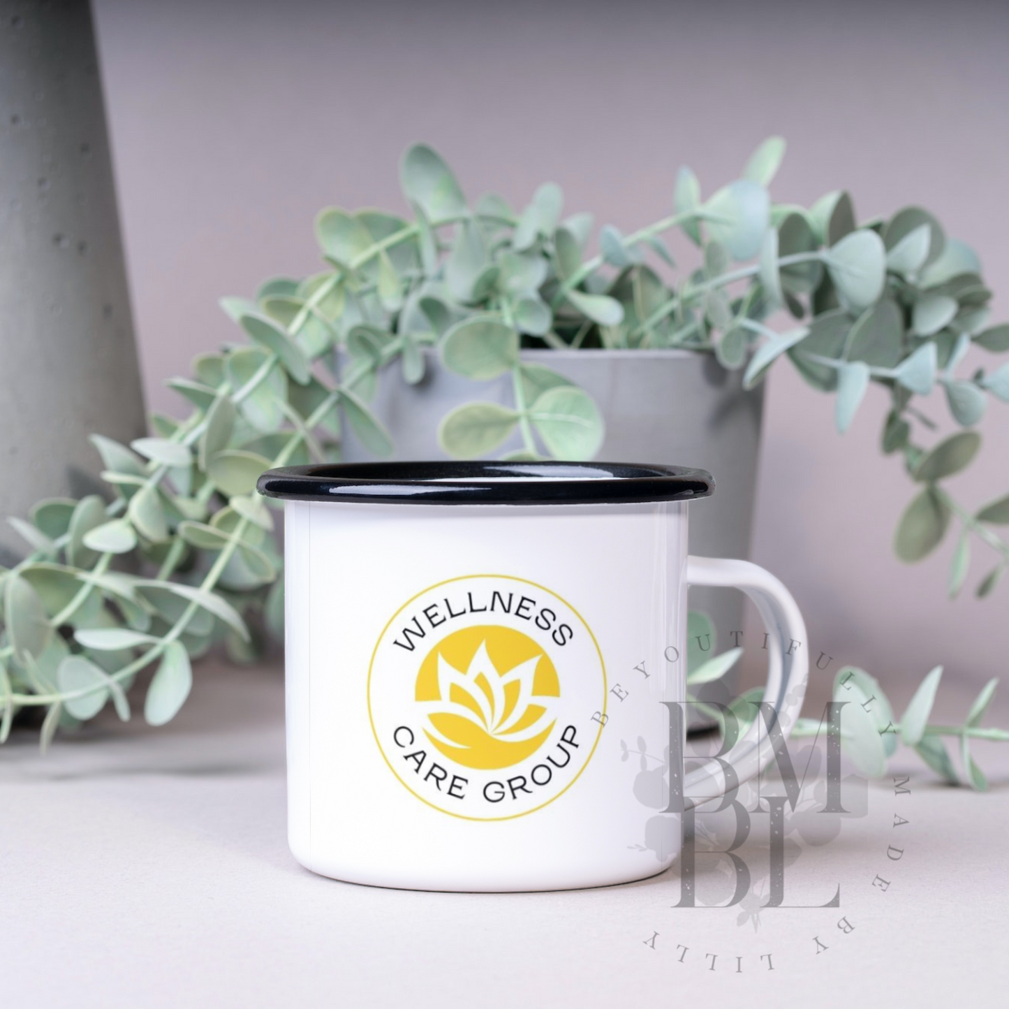 12oz Custom Enamel Camp Mug